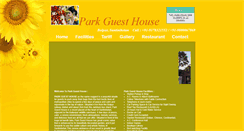 Desktop Screenshot of parkguesthouse.in