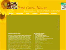 Tablet Screenshot of parkguesthouse.in